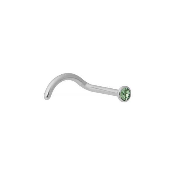 Steel Basicline Jewelled Sparkle Nose Stud