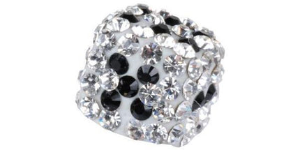 Steel Basicline Multi Jewelled Crystal Dice