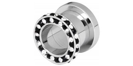 Steel Basicline Jewelled Frame Tunnels