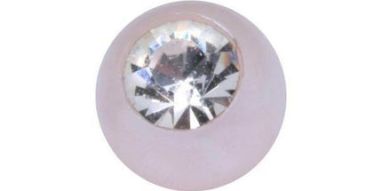 Synthetic Threaded Jewelled Pearl