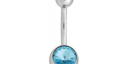 Steel Basicline Pointed Jewel Navel Bananabells