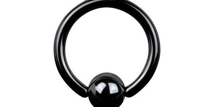 Titanium Blackline Ball Closure Rings