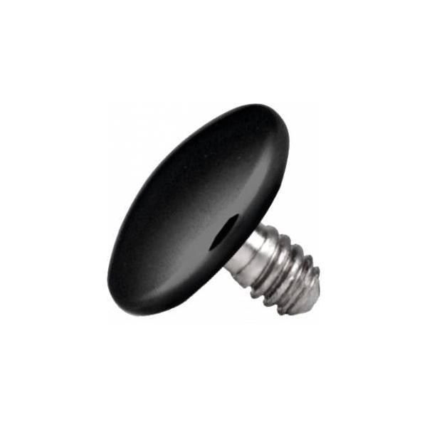 Titanium Blackline Disc for Internally Threaded Jewellery