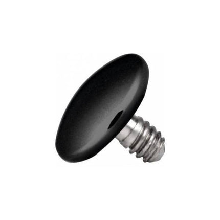 Titanium Blackline Disc for Internally Threaded Jewellery
