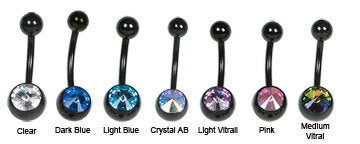 Blackline Jewelled Navel Bananabells