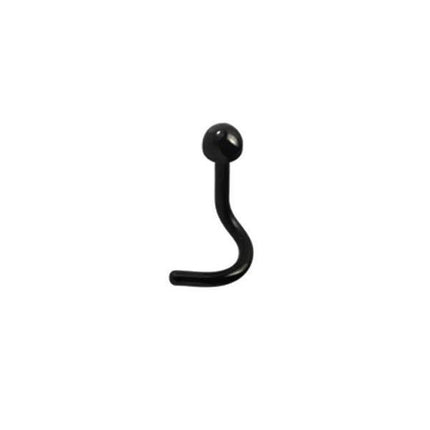 Titanium Blackline Semisphere Nose Studs