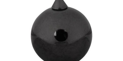 Titanium Blackline Party Hat Threaded Balls