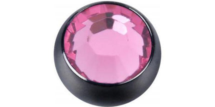 Titanium Blackline Jewelled Threaded Balls