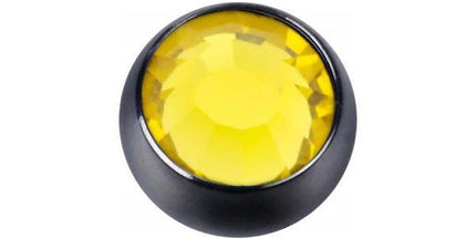 Titanium Blackline Jewelled Threaded Balls