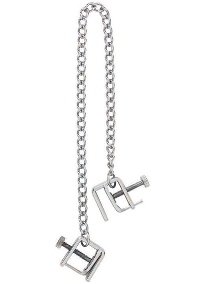Press Style Nipple Clamps With Chain