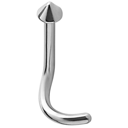 Steel Basicline Spike Nostril Stud