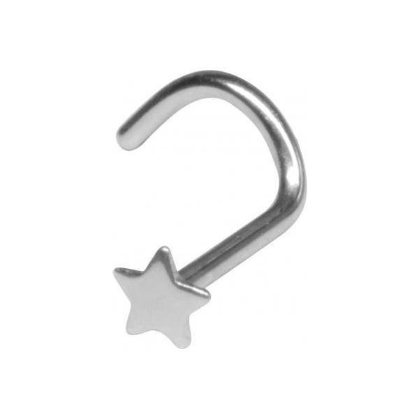 Steel Basicline Star Nose Stud