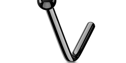 Ball Top Dog Leg Nose Stud