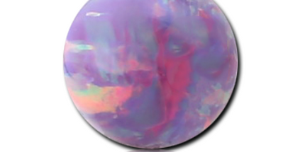 Synthetic Opal Threaded Ball White / 1.2mm (16ga) / 4mm