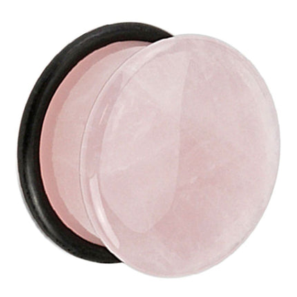 Rose Quartz Single Flared Plug