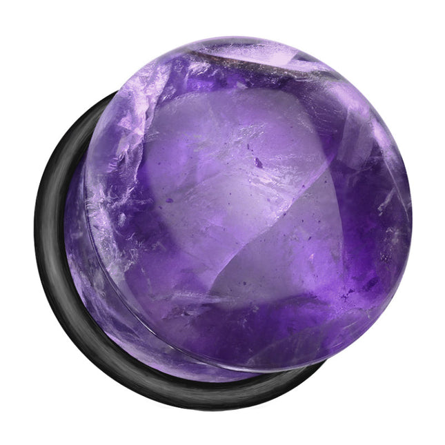 Amethyst Single Flared Plug