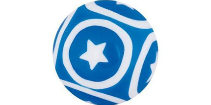 Acrylic Circle Stars Threaded Ball
