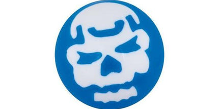 Acrylic White Skull Threaded Ball