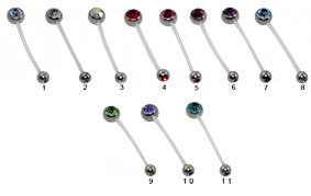 Pregnancy Bars Jewelled PTFE