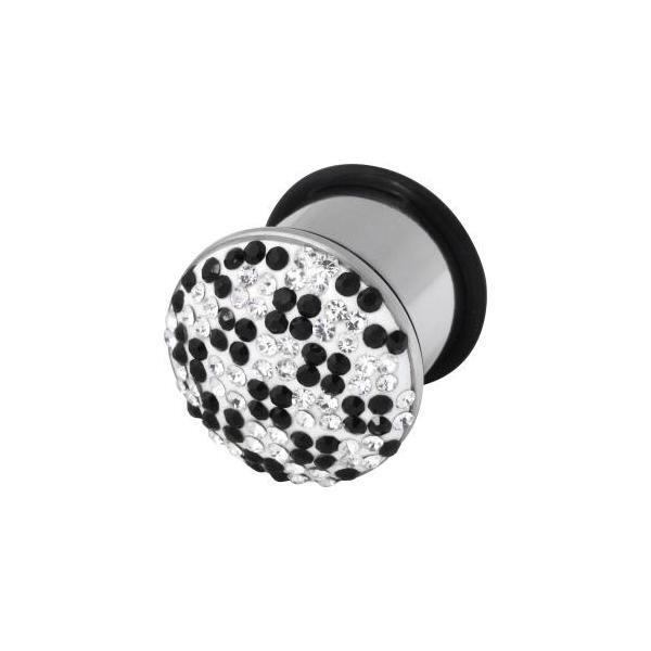 Steel Basicline Checked Crystal Plug