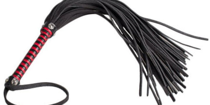 Lux Red Nubuck Leather Flogger