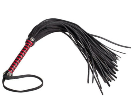 Lux Red Nubuck Leather Flogger