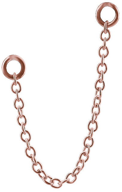 Rose Gold Hanging Chains for Hinged Segment Rings