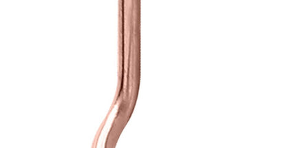 PVD Rose Gold Ponytail Jewelled Nose Stud