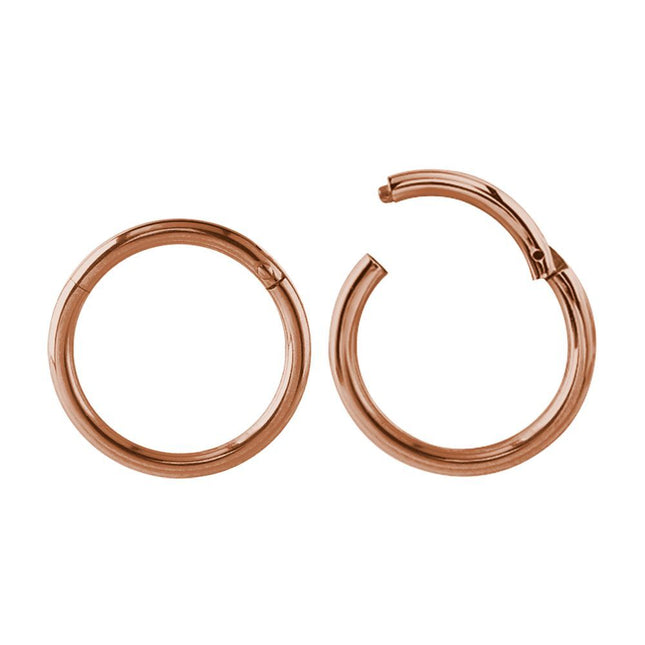 PVD Rose Gold Hinged Segment Ring