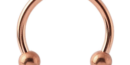 PVD Rose Gold Micro Circular Barbell