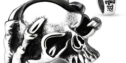 Dragon Claw Skull Cast Ring 316L Stainless Steel