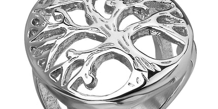 Tree of Life Stainless Steel Casting Ring