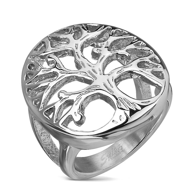 Tree of Life Stainless Steel Casting Ring