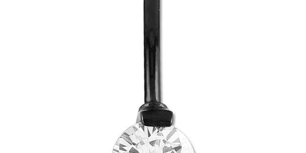 Single Round Prong Set Navel