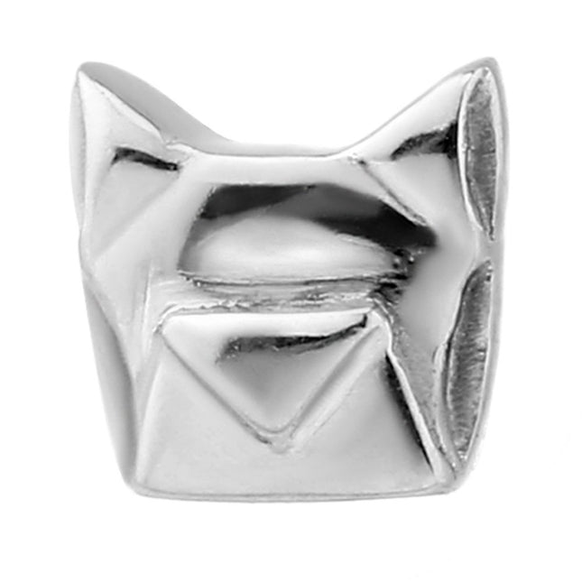 Steel Internally Threaded Geometric Dog Head Attachment