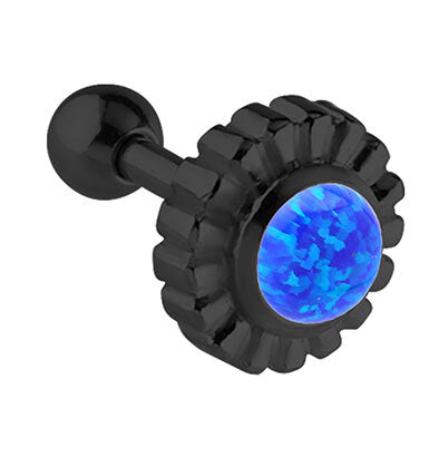 Decorative Opal Barbell