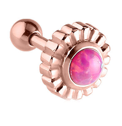 Decorative Opal Barbell