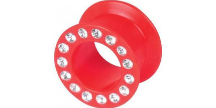 Silicone Jewelled Flesh Tunnels