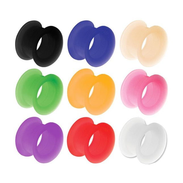 Silicone Flesh Tunnel - Coloured