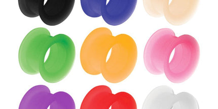 Silicone Flesh Tunnel - Coloured