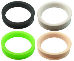 Silicone Flesh Tunnel - Coloured