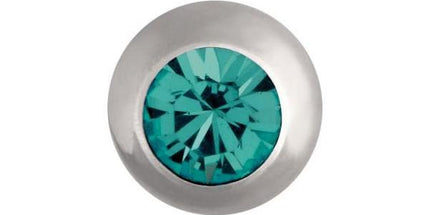 Steel Basicline Jewelled Threaded Ball
