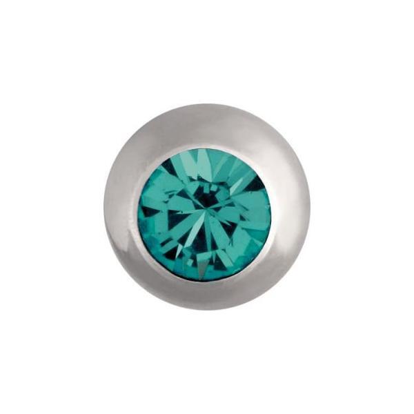 Steel Basicline Jewelled Threaded Ball