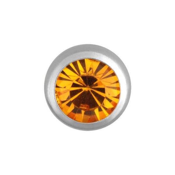 Steel Basicline Jewelled Threaded Ball