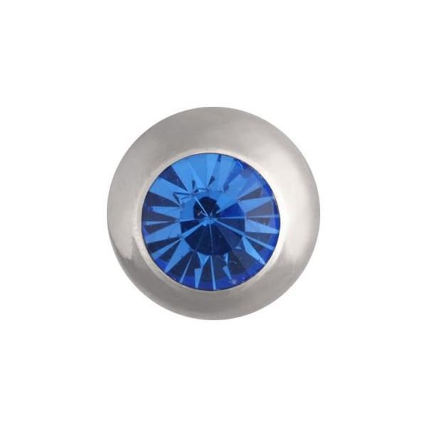 Steel Basicline Jewelled Threaded Ball