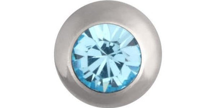 Steel Basicline Jewelled Threaded Ball