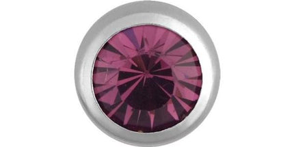 Steel Basicline Jewelled Threaded Ball
