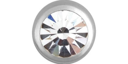 Steel Basicline Jewelled Threaded Ball