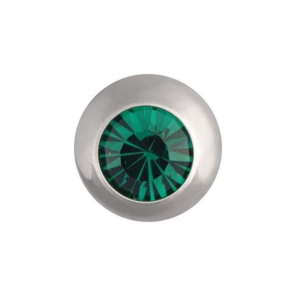 Steel Basicline Jewelled Threaded Ball