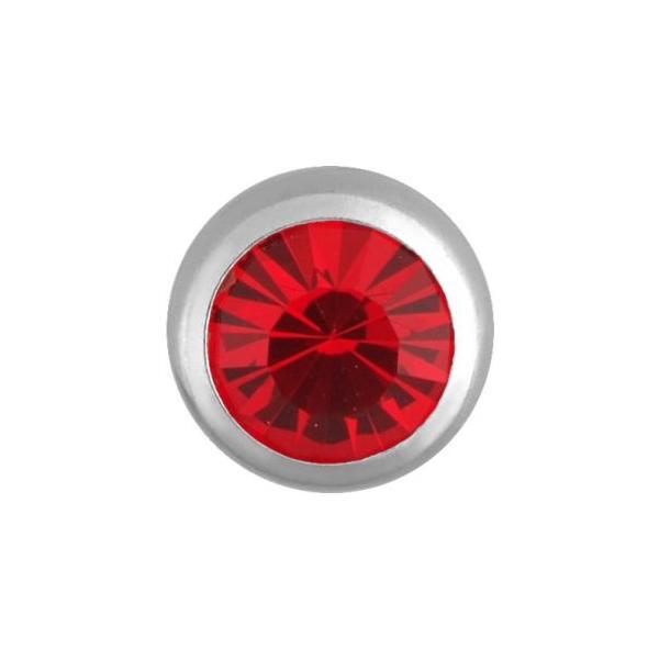 Steel Basicline Jewelled Threaded Ball